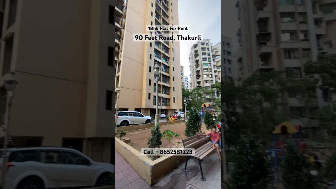 Flat Rent at Thakurli East 90  Feet road call-8652581223