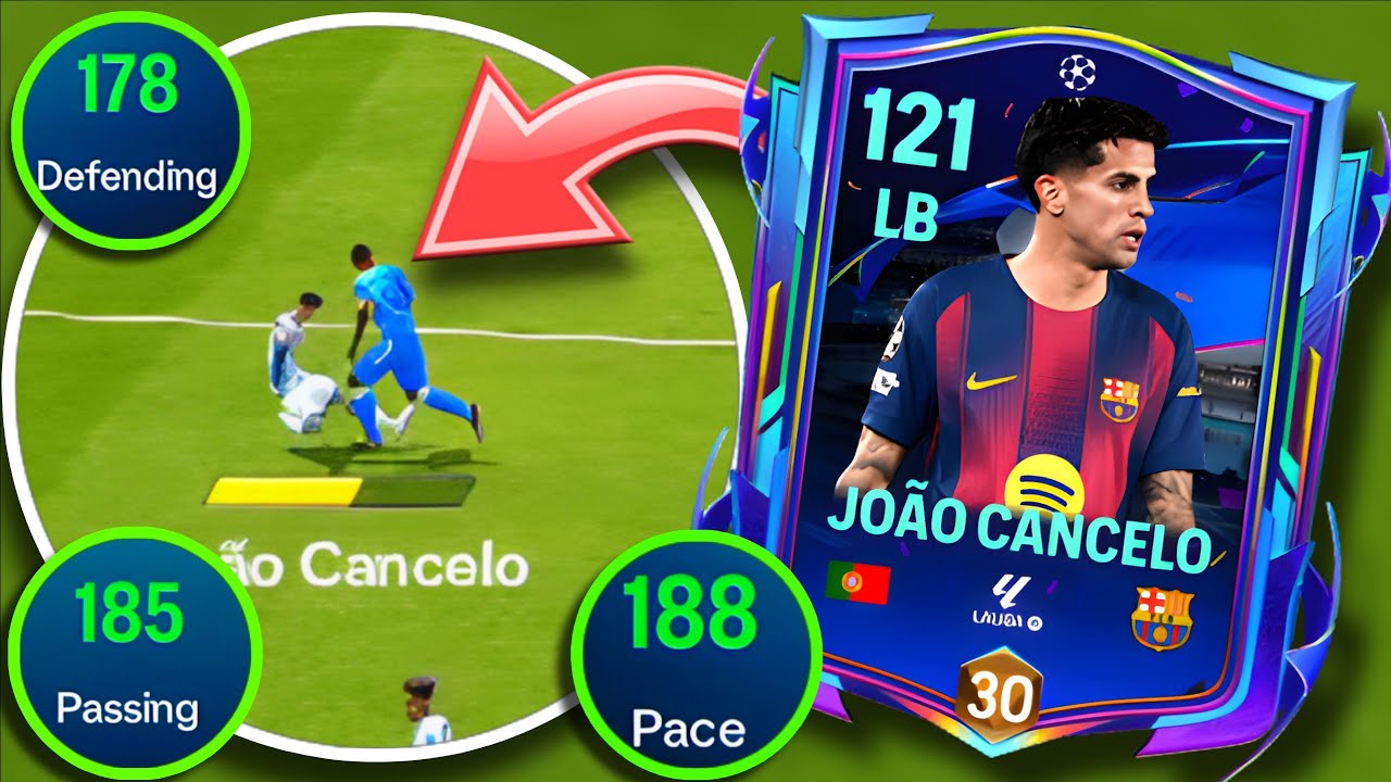 Обзор Жоао Канселу (116) &ndash; Лучший атакующий левый защитник в FC Mobile? ⚡🔥 | Идеальный крайний за...