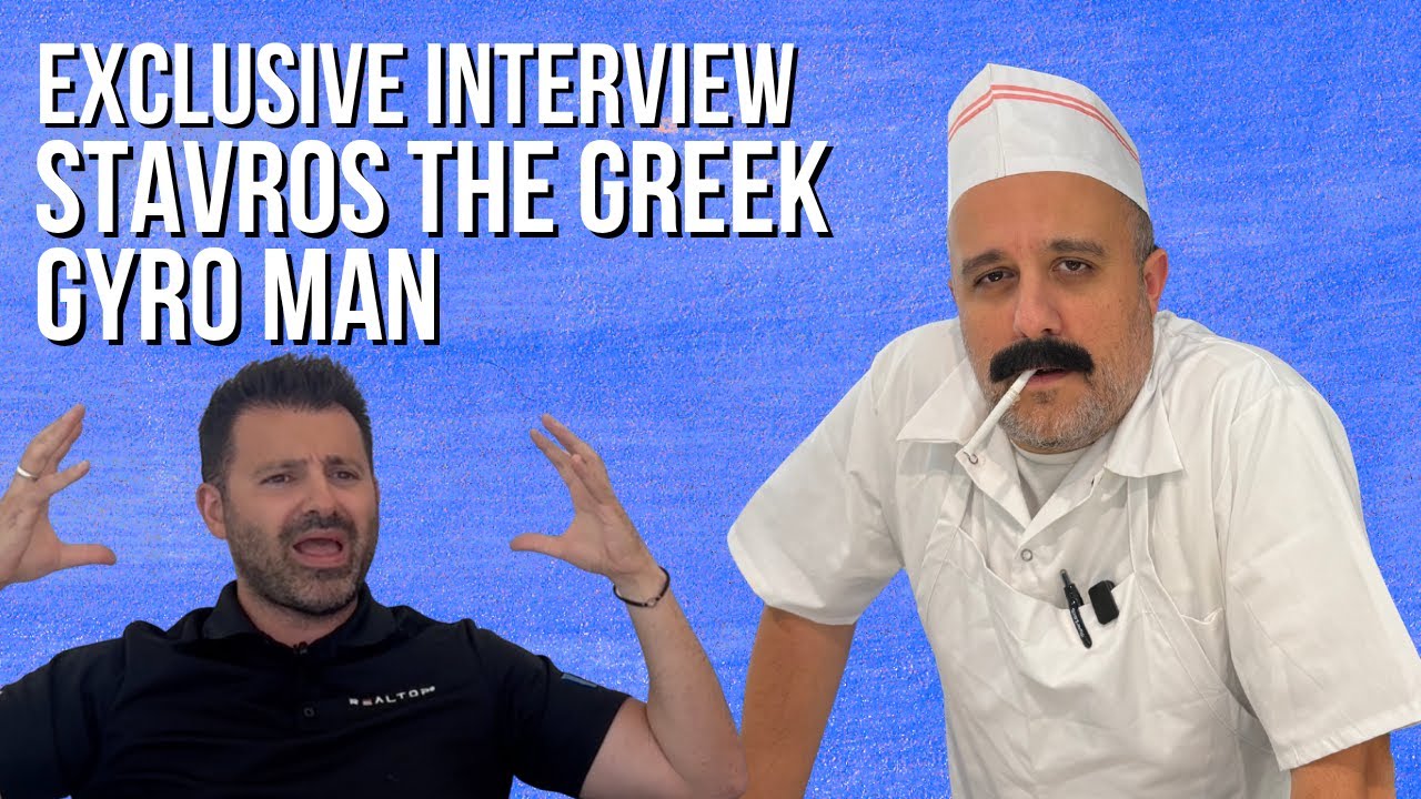 Эксклюзивное интервью со Ставросом, человеком-гиро, в подкасте Greece Chats