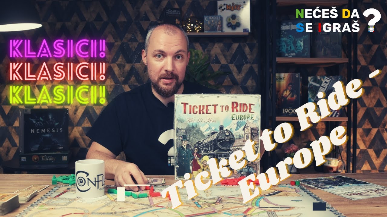 Ticket To Ride Europe - jedan od istinskih klasika među društvenim igrama (Prikaz)