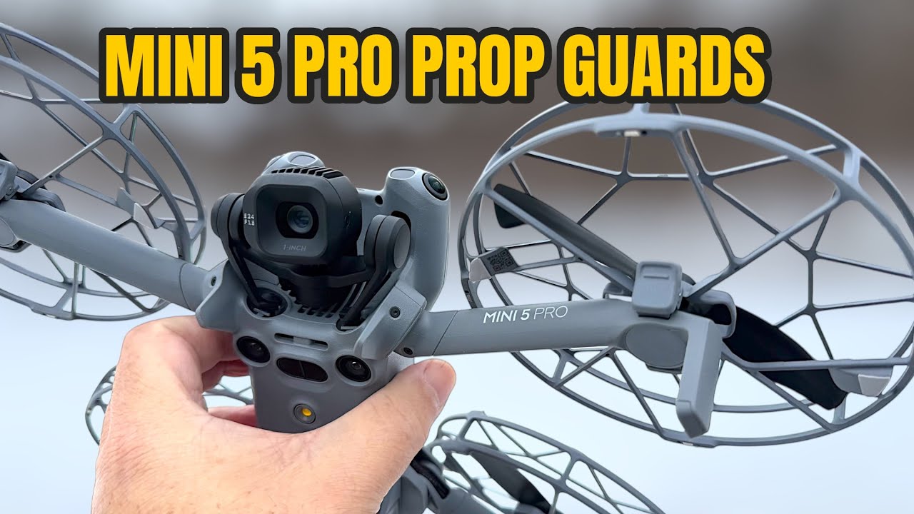 DJI Mini 5 Pro Quick-Release 360° Prop Guard with Built In Props