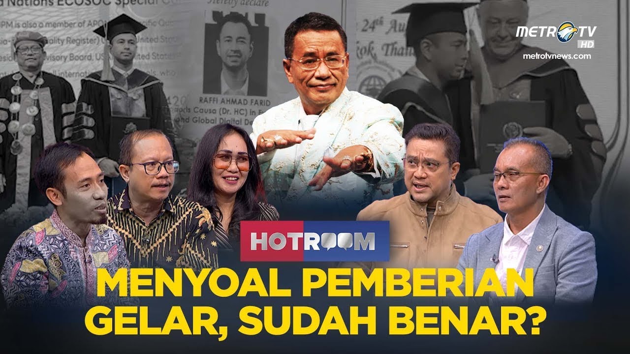 HOTROOM - MENYOAL PEMBERIAN GELAR, SUDAH BENAR?
