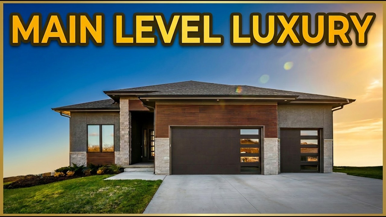 INSIDE STUNNING KC Suburb Home with Main Level Luxury | Windsor Plan by Inspired Homes Tour