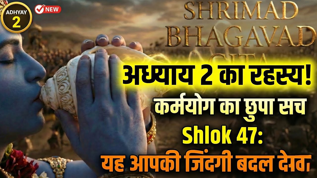 Bhagwat Geeta Adhyay 2 Shlok 47 | कर्मयोग का असली सच | Geeta Saar in Hindi