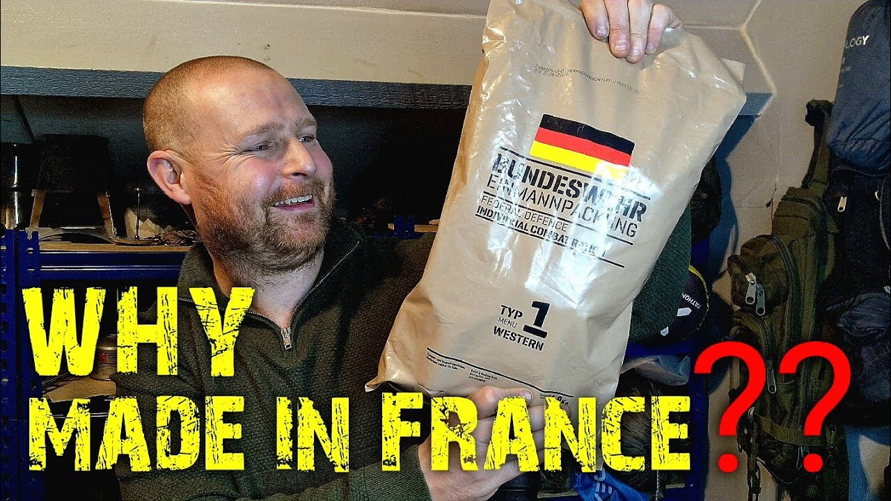24-HOUR GERMAN ARMY MRE REVIEW / German federal defence ration pack type 1.