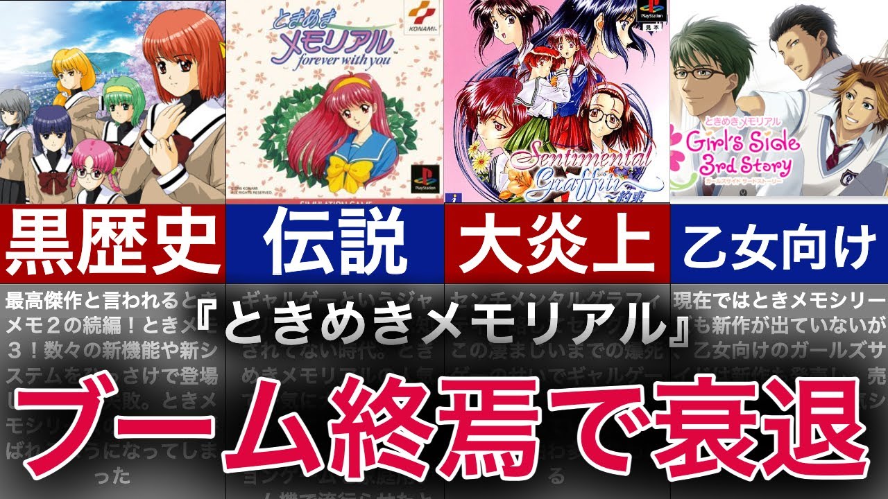 【ゆっくり解説】時代を作った名作の末路！ギャルゲーの王【ときめきメモリアル】