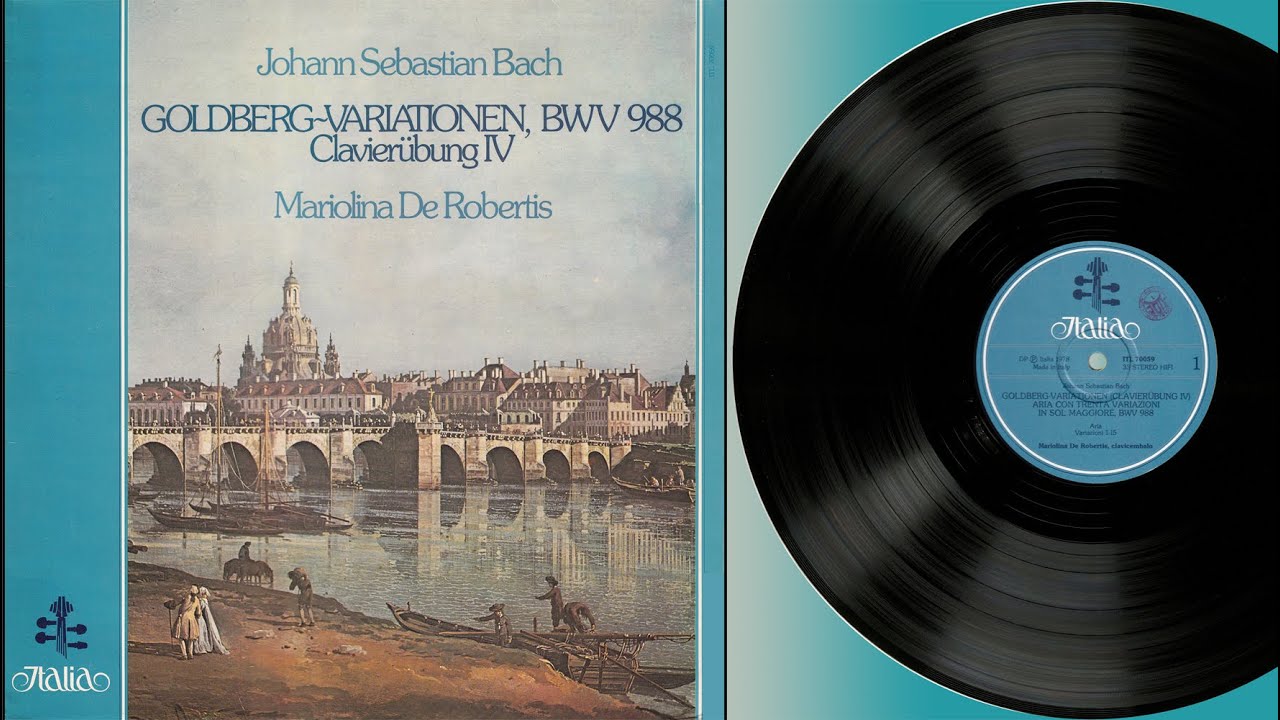 Mariolina De Robertis (harpsichord) J.S. Bach Goldberg~Variationen, BWV 988, Clavierübung IV