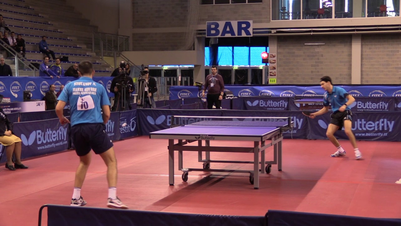 Italiani Assoluti 2017  •  Bobocica-Stoyanov Finale M (Tennistavolo)