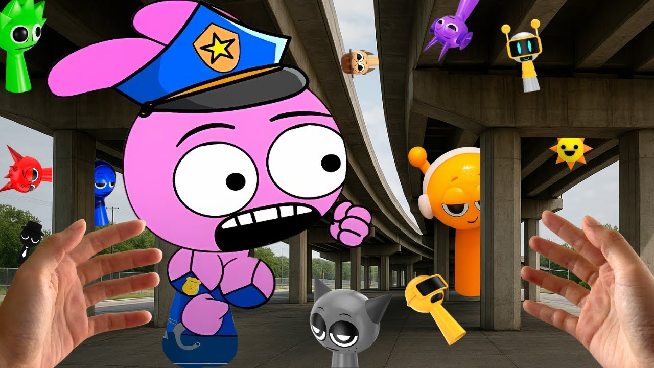 I Found Sprunki in Real Life! Caught Hiding Beneath the Bridge #sprunki #incrediboxsprunki