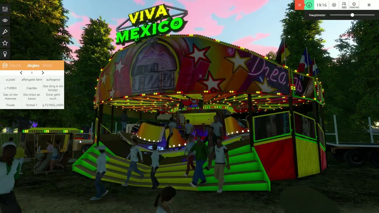 Virtual Rides III Gameplay - Waltzer vgl. Mack Viva Mexico - Fa. Nülken