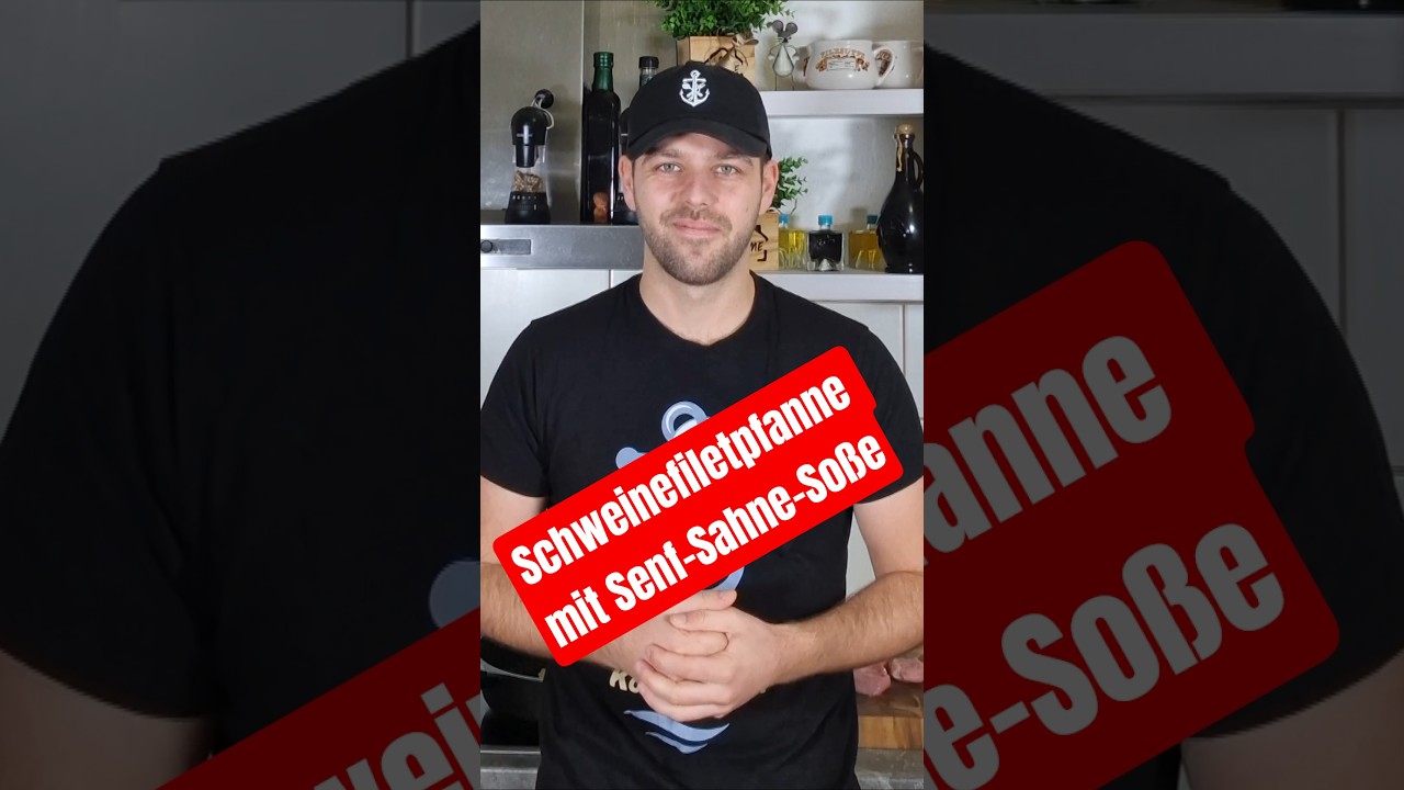 Schweinefiletpfanne Rezept mit Senf-Sahne-Soße! 