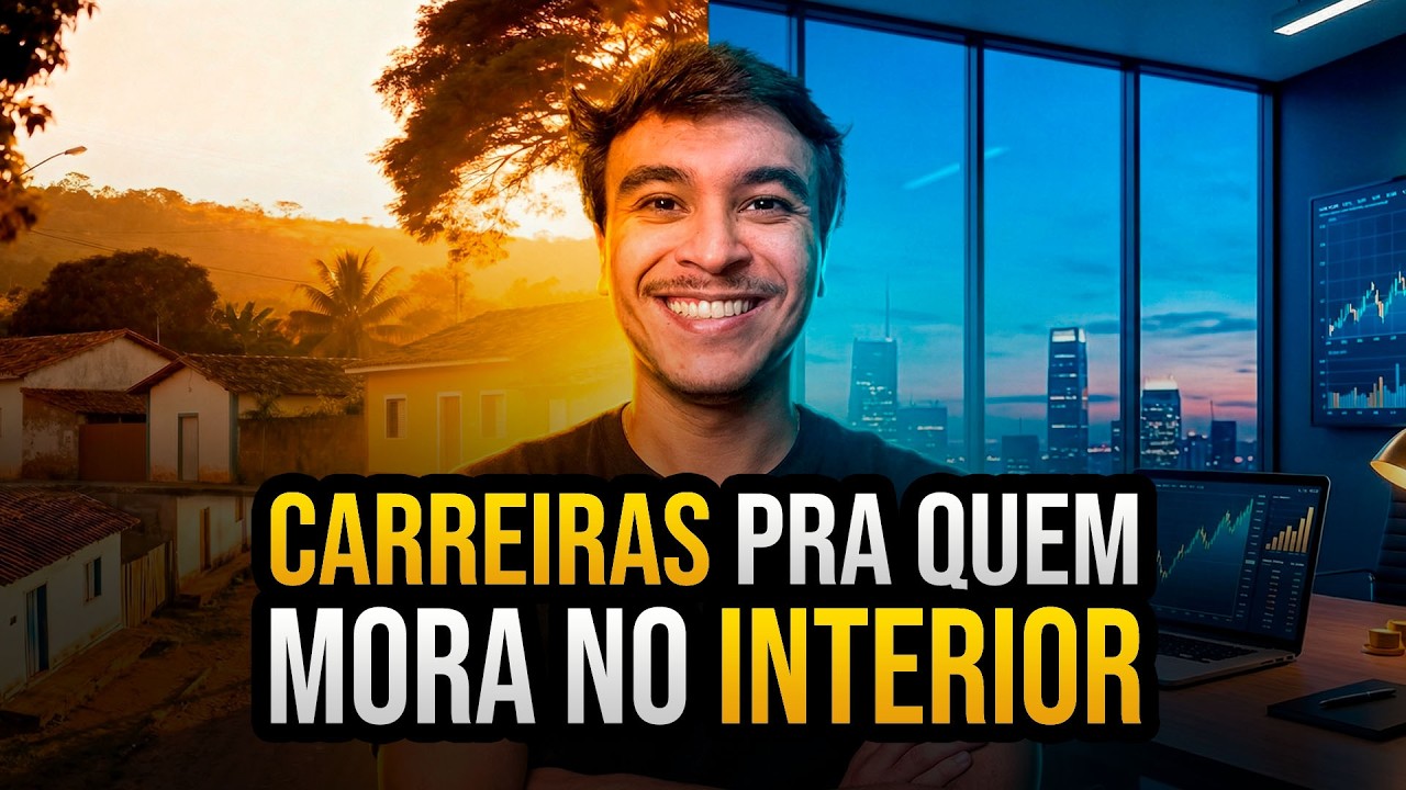 MELHORES PROFISSÕES pra quem mora no INTERIOR