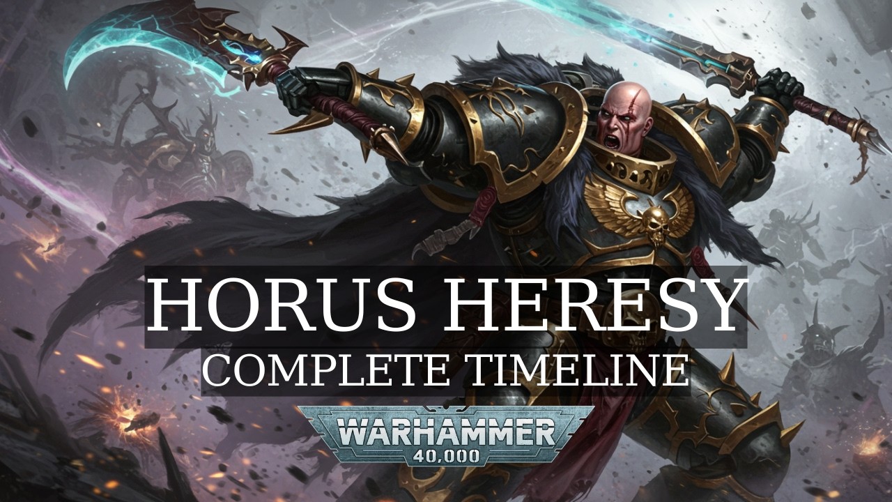 The COMPLETE Horus Heresy Timeline | WARHAMMER 40K LORE To Sleep To