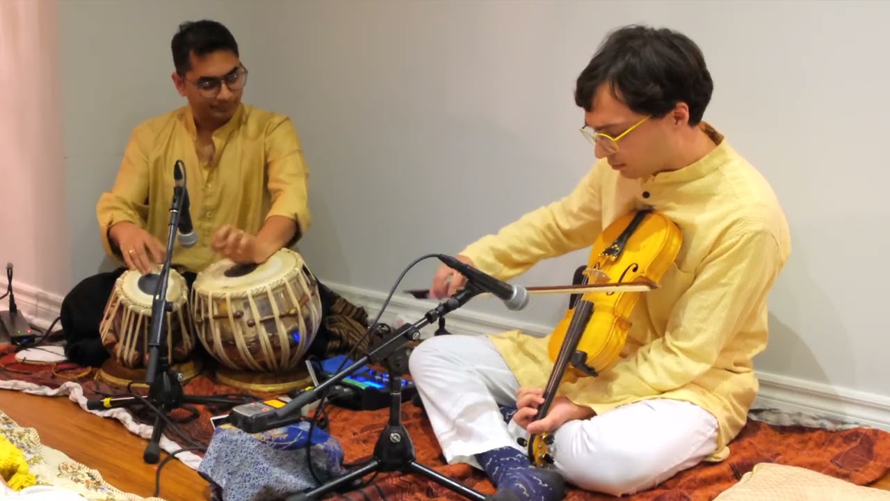 Raag Kafi - Nanik Adnani & Ozzy Lyall - Violin & Tabla - Annual Mehfil of Students of Chris Hale
