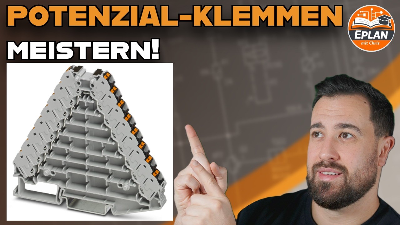 EPLAN Potentialverteilungsklemmen richtig darstellen inkl. Funktionsschablone und Anschlussbild
