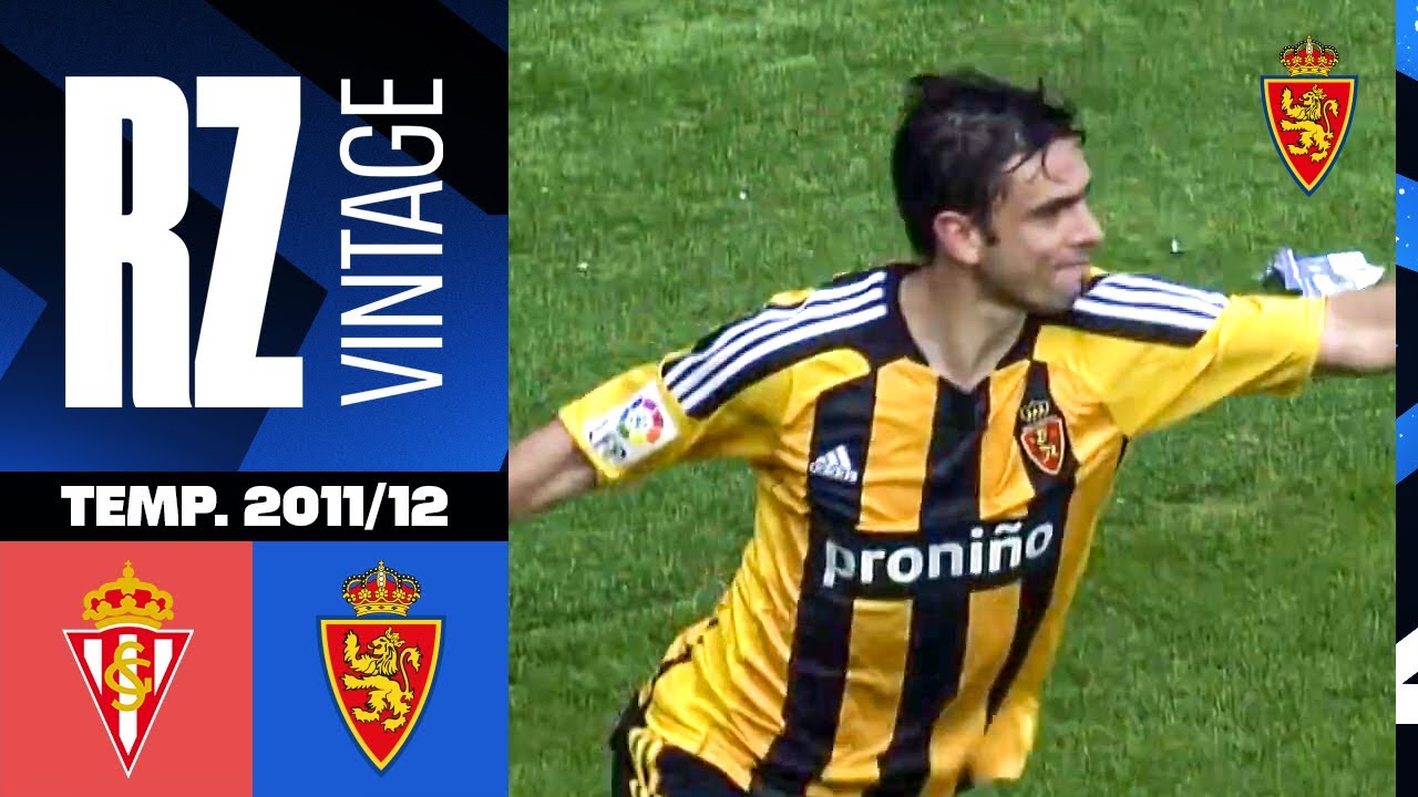 RZ VINTAGE | Real Sporting 1-2 Real Zaragoza 2011/12 (Goles de Postiga y Lafita)