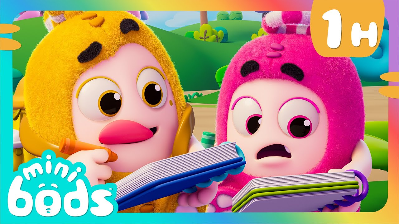 Painting Trouble | Baby Oddbods | Funny Cartoons For Kids
