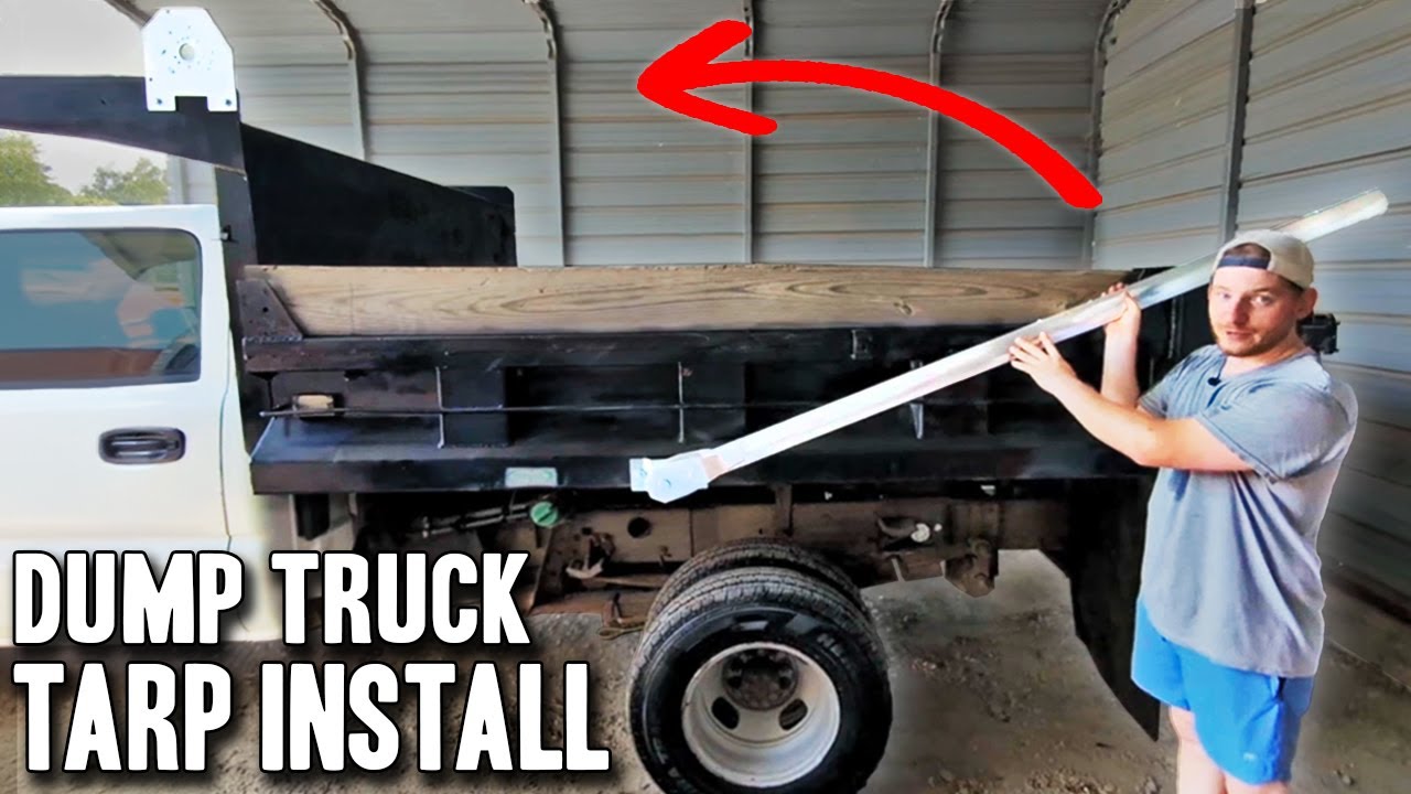 Dump Truck Tarp System Install | Manual Tarp Kit from Carolina Tarps