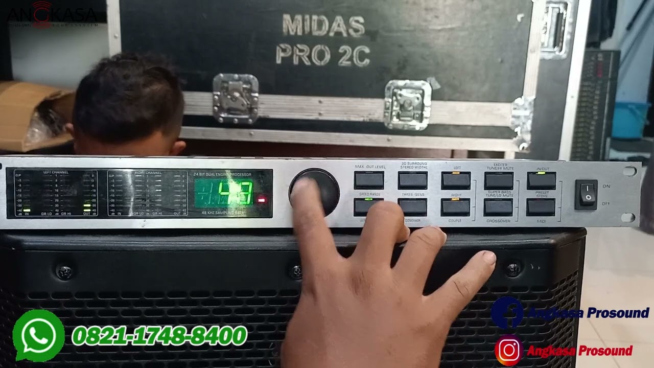Digital multiband Spirit Pro model DSP 3000...Cek dan kirim Ke kota Ngawi  Angkasa Pro Sound |