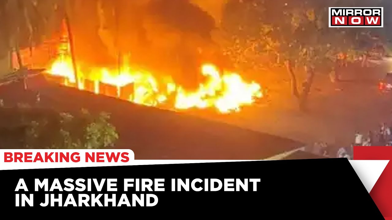 Massive Fire Broke Out In Tire Godown In Jamshedpur, Jharkhand | Big Breaking News