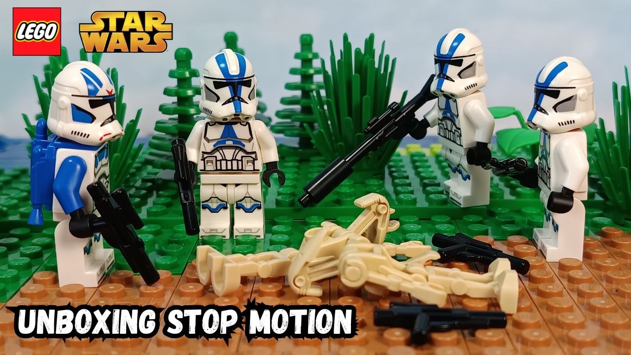 Lego Star Wars 75280 ✨ Unboxing in Stop Motion | 501st Legion Clone Troopers