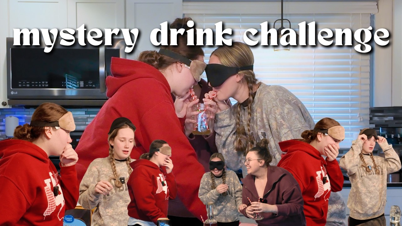mystery drink challenge🥤| blindfolded taste test