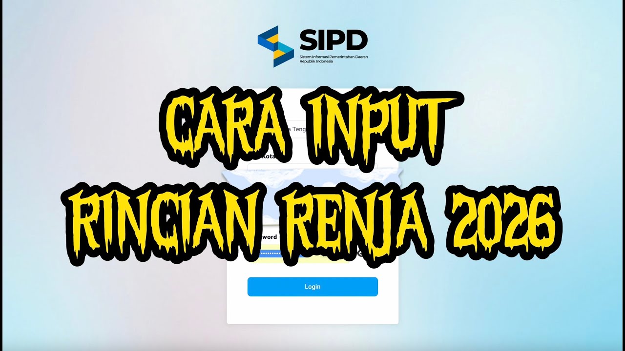 CARA INPUT RINCIAN RENJA OPD TAHUN 2026 DI SIPD RI PERENCANAAN DENGAN PENEMPATAN HASHTAG YANG BENAR
