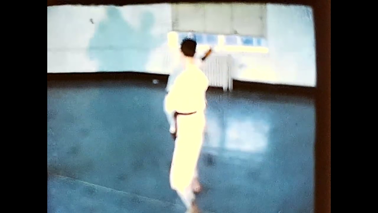 Vintage Grandmaster Jhoon Rhee with Students in Dojang