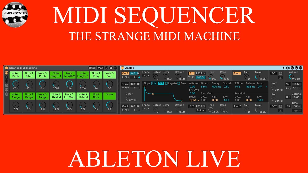 Ableton Live 12 - MIDI Sequencer: A Strange MIDI Machine