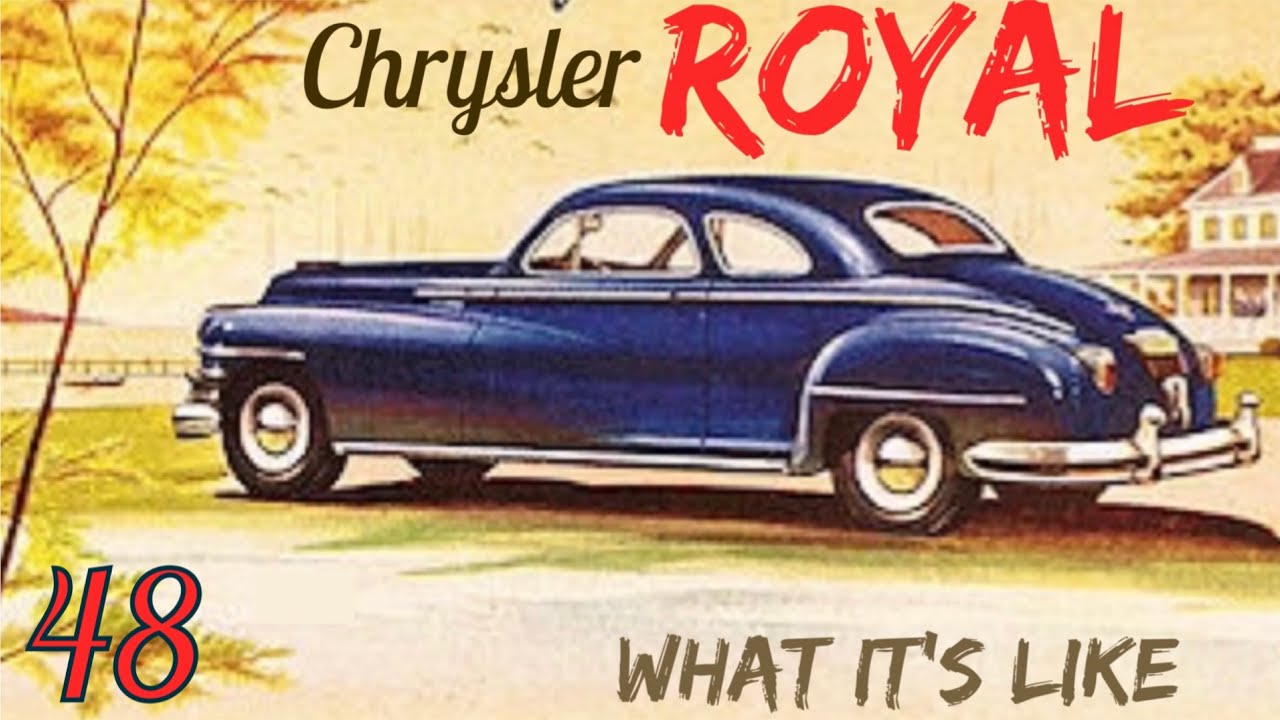 1948 Chrysler royal, semi automatic Fluid drive￼