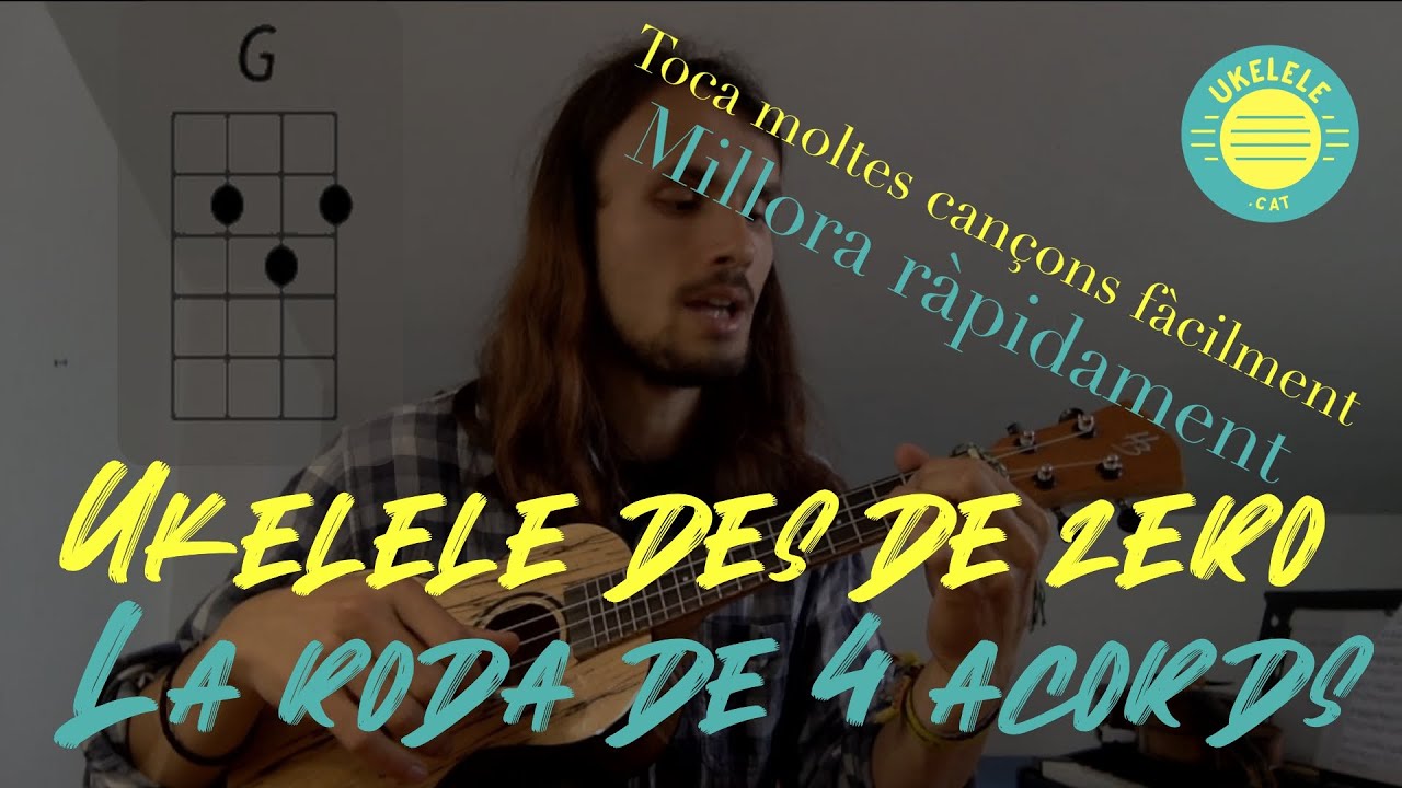 Ukelele des de zero || 3. 1000 cançons amb 4 acords (tutorial ukelele en català)