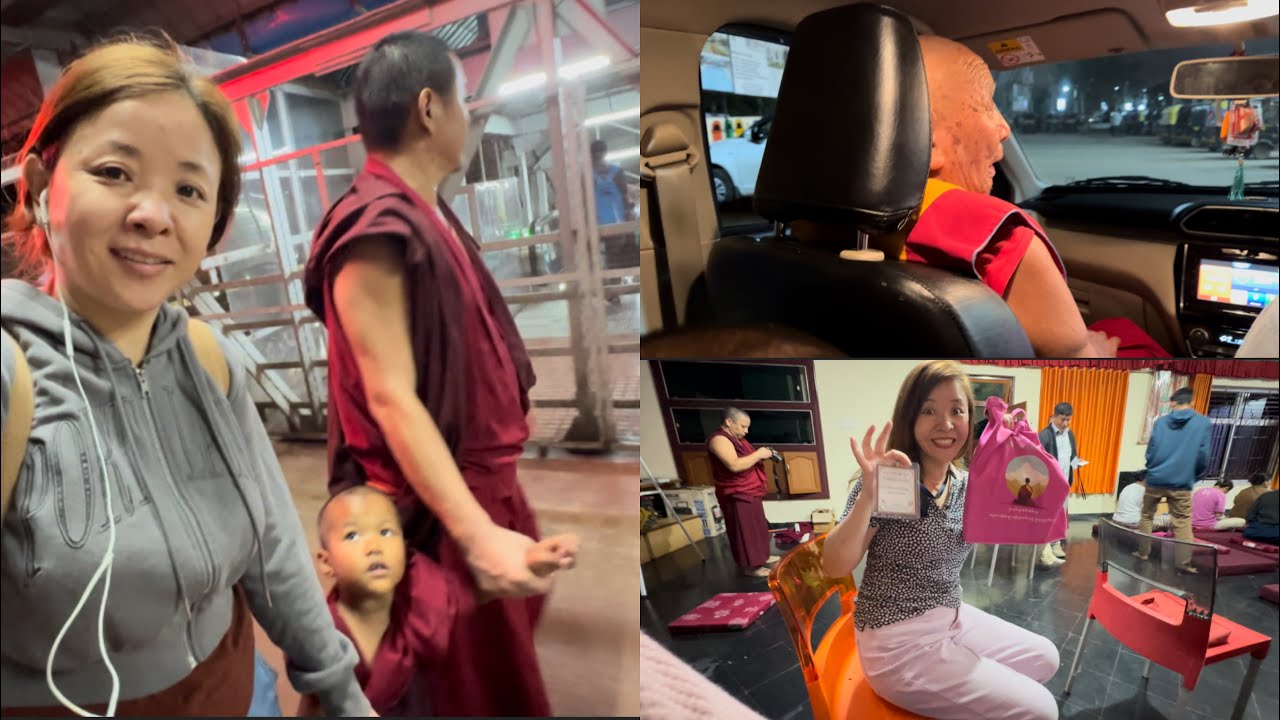 དབྱར་དུས་སྒོམ་སྒྲུབ། On the way to attend Summer Retreat