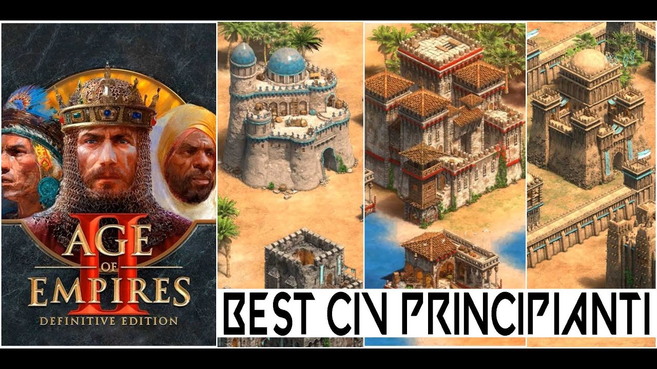 BEST CIV per PRINCIPIANTI : le migliori CIV da prendere e PERCHE' [AoE 2 DE ITA]