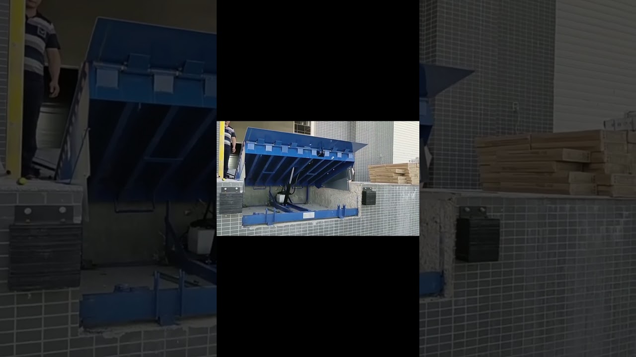 Adjustable 20t Hydraulic Portable Dock Leveler Hydraulic Italy Industrial Movable Dock Levelers