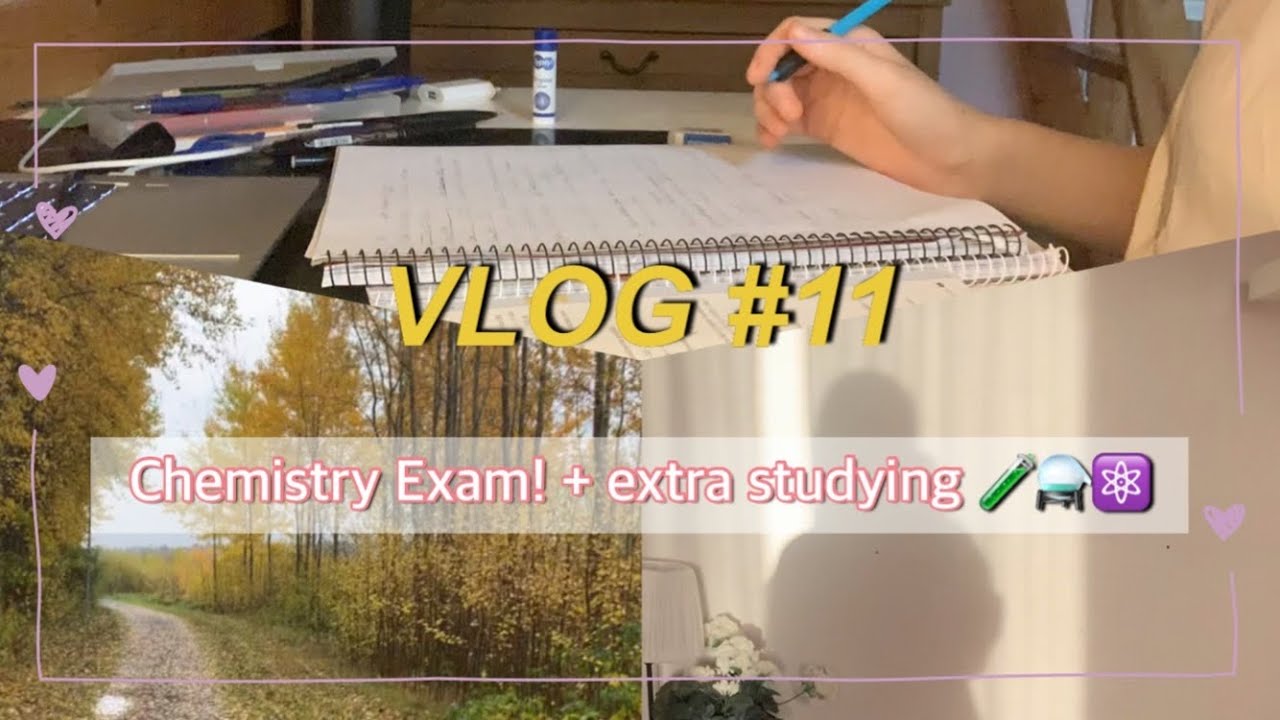 [Kur][Eng] - تاقیکردنەوەی کیمیای ڤۆلۆگی بخوێنە - Kurdish Swedish study vlog - Chemisty exam