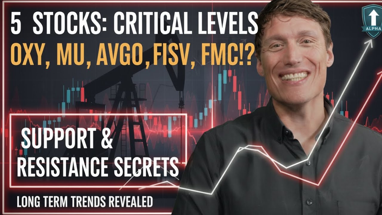 Stocks CRITICAL Levels: OXY, MU, AVGO | Support & Resistance Breakdown