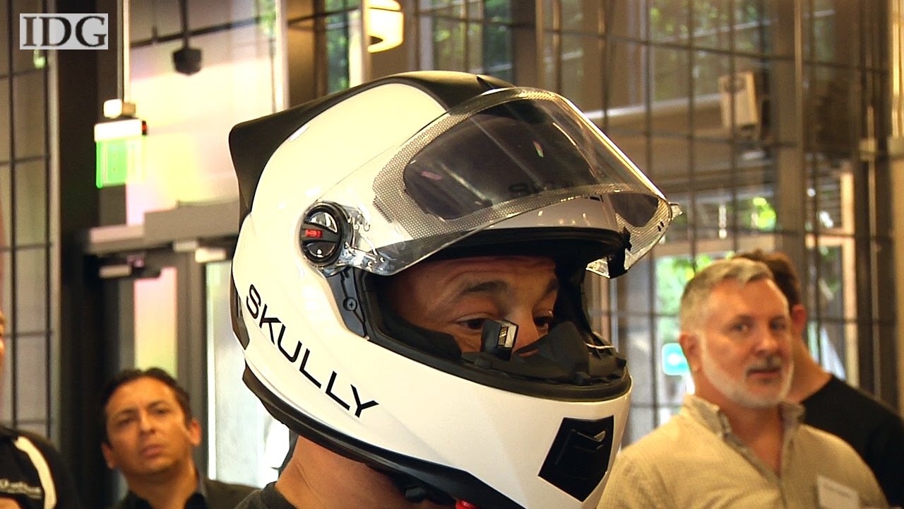 An early look at Skully heads-up display motorcycle helmet