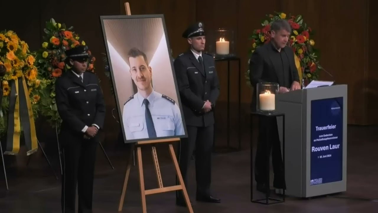 Rouven L. - Mannheim -  Abschiedsbrief der Familie - Vorgetragen vom Bürgermeister im Rosengarten