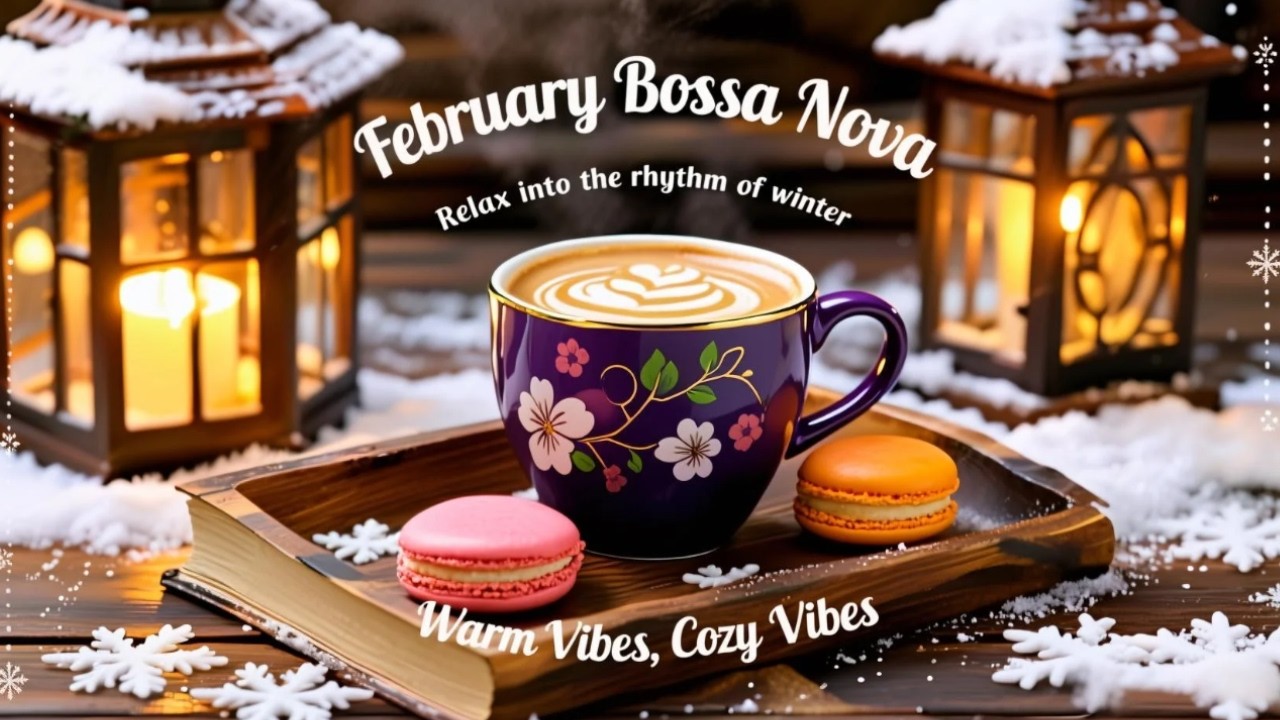 Upbeat Morning Coffee Jazz ☕ February Bossa Nova & Positive Piano for Focus Work Study
