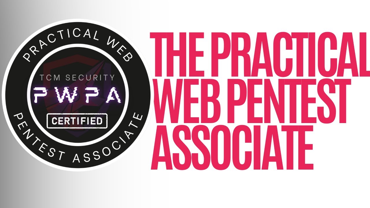New Web Application Penetration Testing Certification