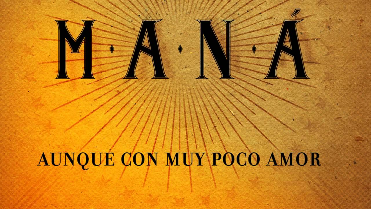 Maná - Hasta Que Te Conocí (Lyric Video)