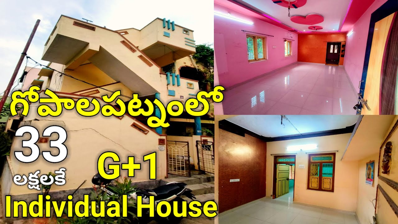 G+1 Individual House in Gopalapatnam for 33 lakhs | ID NO: A240 | Vizag Real Estate Hub