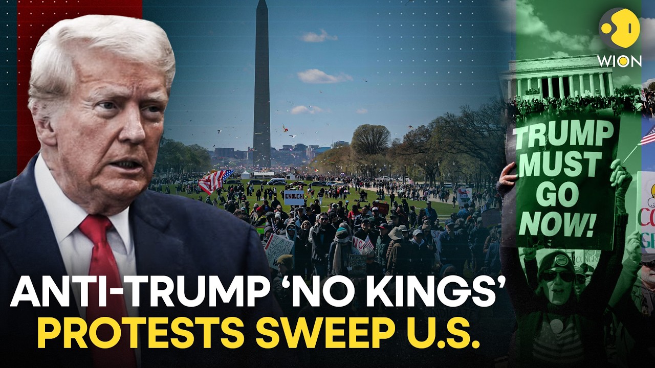 US-Iran War: &lsquo;No Kings&rsquo; Protests Sweep US Over Trump Policies, Iran War | WION Originals