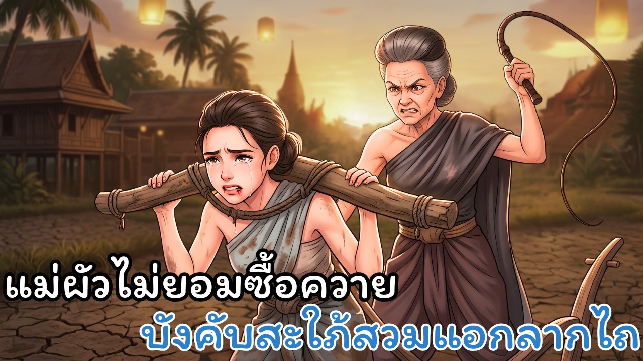 ปาฏิหาริย์ฝนพร! แม่ผัวใจร้ายบังคับสะใภ้ลากไถแทนควาย สุดท้ายพลิกชะตาผลผลิตอุดมสมบูรณ์