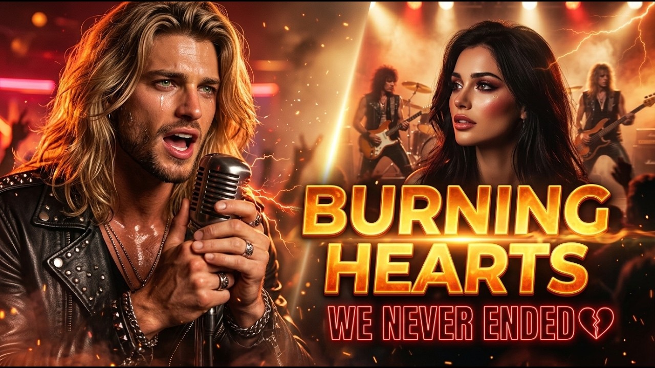WE NEVER ENDED &ndash; BURNING HEARTS | Emotional Hard Rock Love Ballad (80s Style)