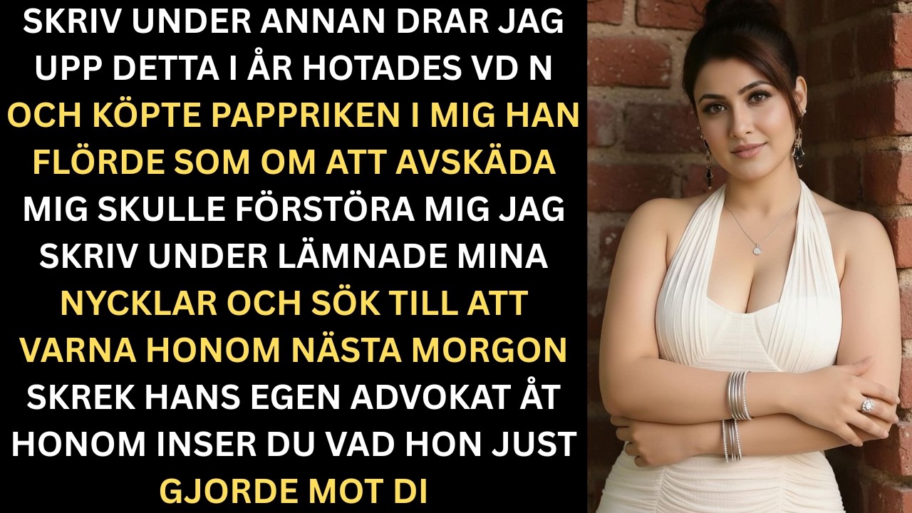 VD n sparkade mig och tvingade mig ge upp ett certifikat värt 10M tills allt vände