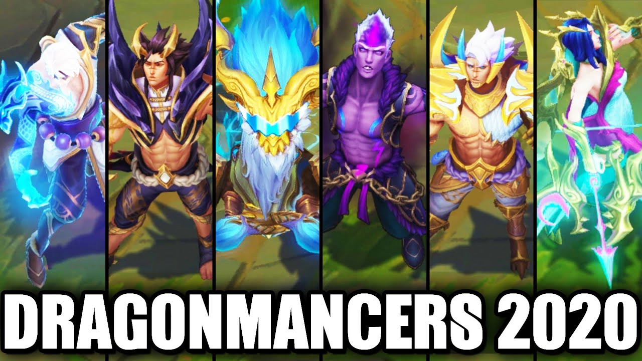 All Dragonmancers 2020 Skins Spotlight - Storm Dragon, Obsidian Dragon, Fae Dragon, Eternal Dragon