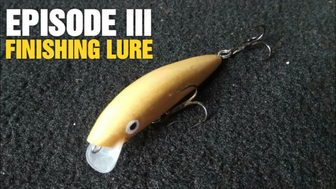 Making Minnow Lure Handmade - Part III : Making Eye dan Coating