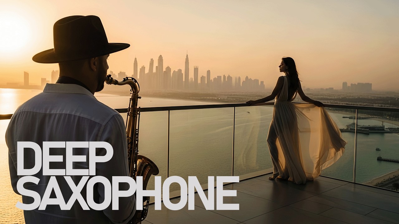 🌇🍸 Deep House Sax – Sunset Terrace Session (Smooth Chill & Soft Vibes) | 1 HOUR | Deep Saxo Ok?
