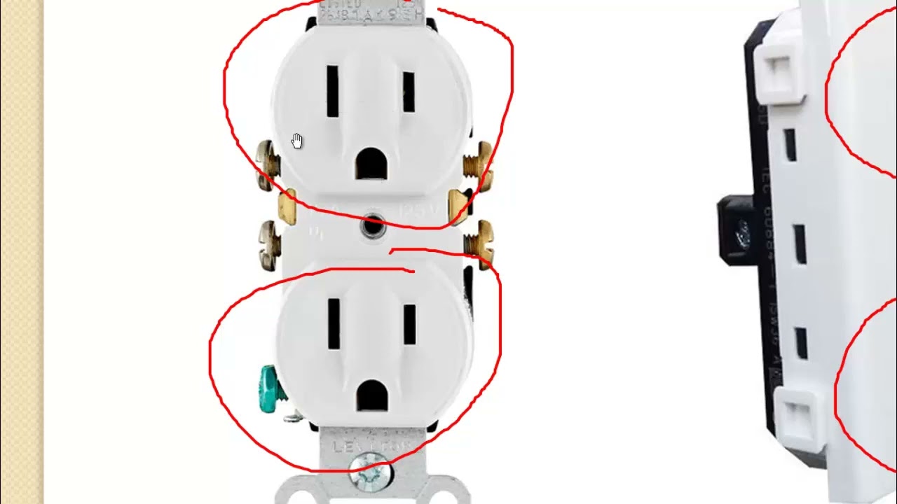 Diferentes tipos de contactos eléctricos